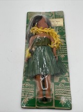 Vintage Hawaiian Hula Doll 6.5 inch tall Brand New Still Sealed NOS