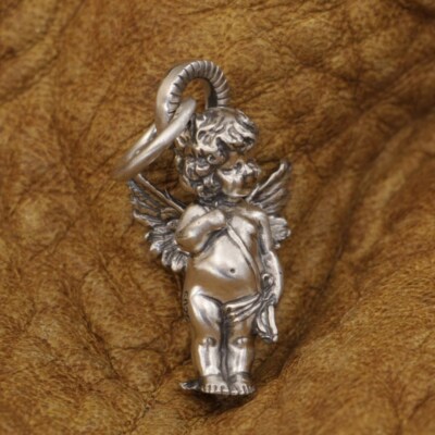 God of Love Cupid Lovely Angel 925 Sterling Silver Little Pendant TA317B LZ