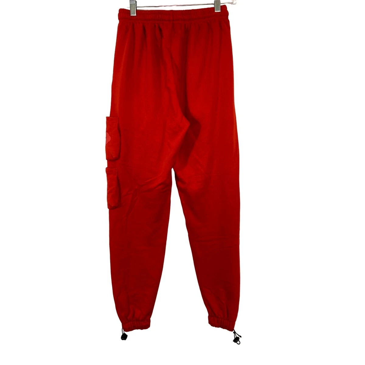 Red silk on sale joggers