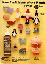 rtis Inc  Aleene's Tacky Glue Original Vintage Print Ad