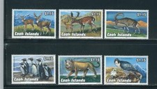 Cook Islans SC # 1119-1124 Endangered Wild life. MNH