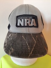 Friends of the NRA sponsor Camo Baseball Cap Hat Made in USA--NOS--New no tag