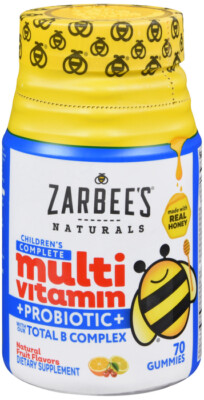 ZARBEES MULTI +PROBIOTIC CHILD GUMMY 70CT 