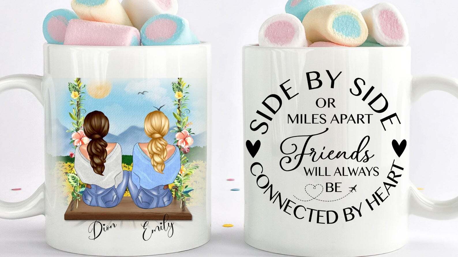 Custom Best Friend Mug Personalized Best Friend Gift Best Friend Mug Bestie Gift