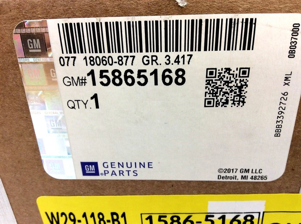 Manguera de tubo de conducto de aire de admisión de filtro de aire GM Chevrolet HHR nueva OEM 15865168 Foto 3 de 3