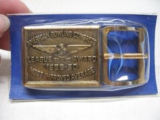 American Bowling Congress 1959-1960 Most Improved Average Belt Buckle
