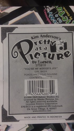 "You're My Winter's Joy" Mädchen Skifahrer Figur 376918 - Bild 2 von 3