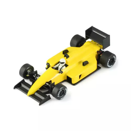 NSR 0119IL Formula 86/89, voiture jaune pour entraînements et réglages de slot racing