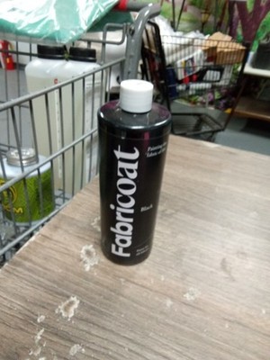 FABRICOAT PAINT FOR ALL FABRICS  Black 17. fl.oz 433 Dt