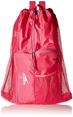 Speedo Bolsa de equipo de malla para ventilador de lujo unisex Fucsia púrpura