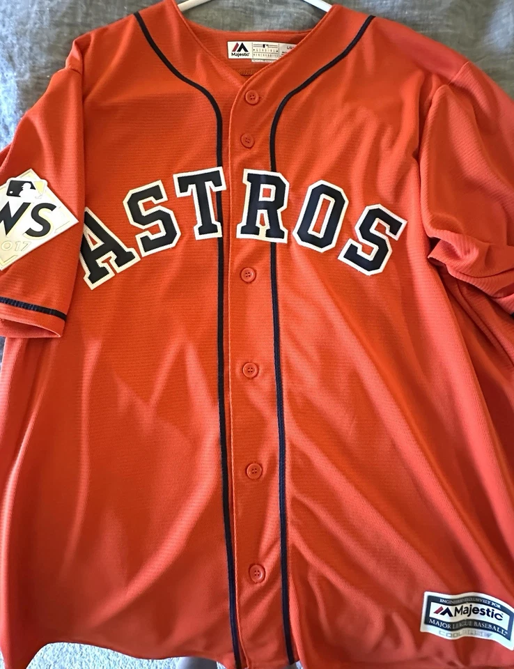 George Springer Signed MLB WS Orange Astros Jersey w/WS MVP Inscript & JSA COA - Image 2 of 4