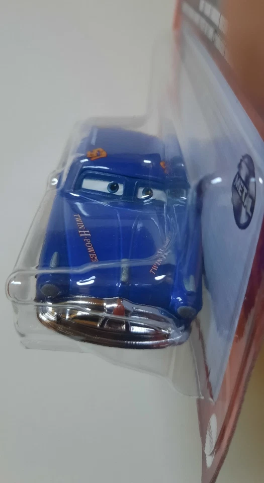 NUOVO CARS Disney pixar DIRT TRACK FABULOUS HUDSON HORNET DOC Mattel maclama - Immagine 4 di 4