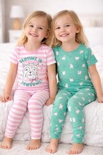Carter's Kid Girls' 4-Piece Snug Fit Cotton Pajamas  Size 4