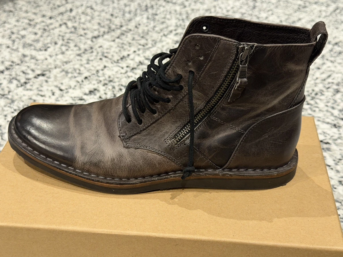 John Varvatos Gray Zip Boots for Men for Sale | Shop New 