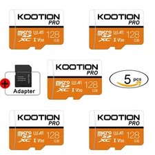 5/Lot Micro SD Card Memory 128GB Extreme Ultra Class 10 High Speed Flash Cards