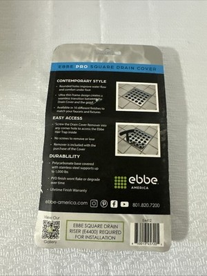 Ebbe America E4412 PRO Drain Cover - Champagne Gold