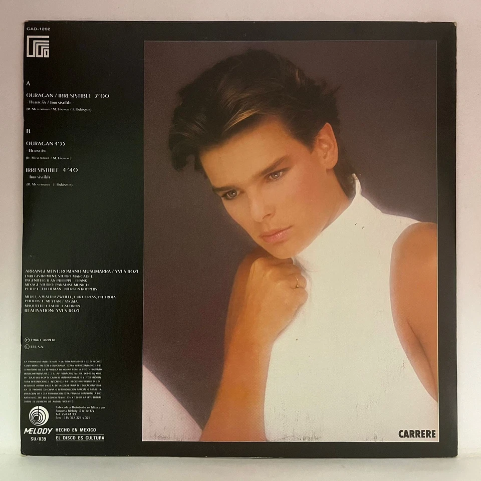 STEPHANIE - HURACAN - 1986 MEXICAN 12" SINGLE, SYNTH POP - Image 2 of 4