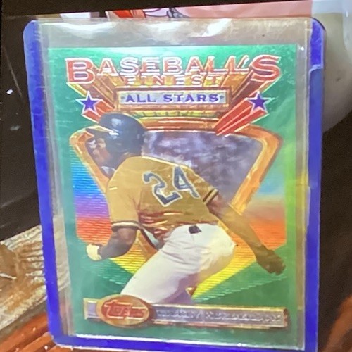 1993 TOPPS RICKEY HENDERSON BASEBALLS FINEST REFRACTOR 