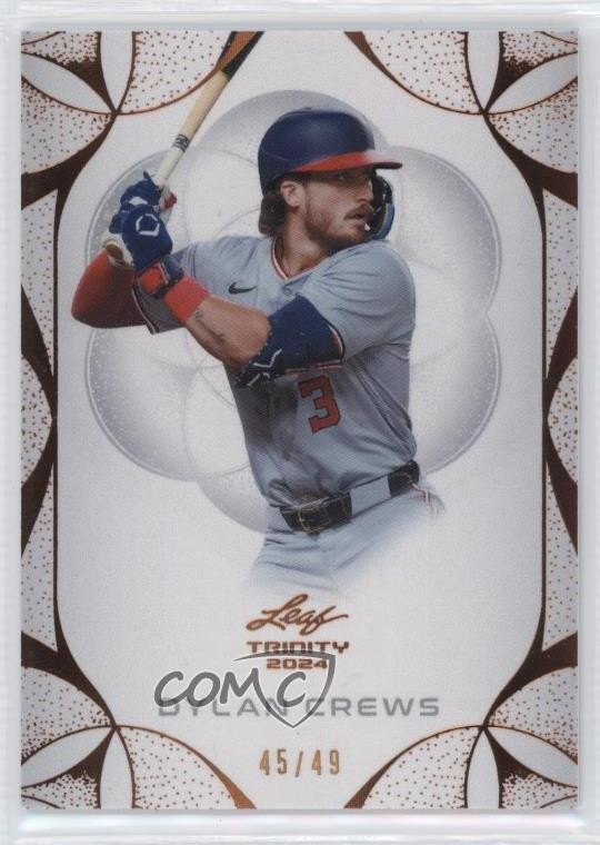 2024 Leaf Trinity Bronze /49 Dylan Crews #76 13u1