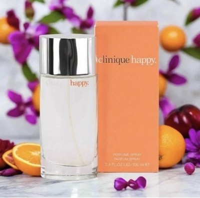 Clinique Happy Perfume Spray 3.4 oz/100ml, Sealed, New In Box .