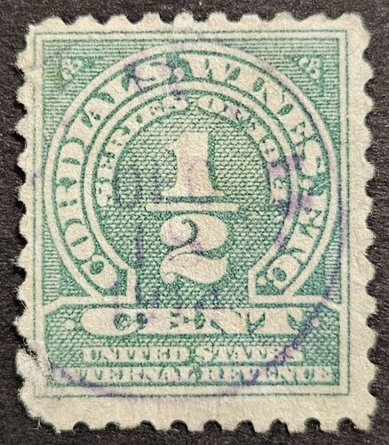 US Stamp Collection - Revenue - Cordial & Wine - Scott # RE17 - Used