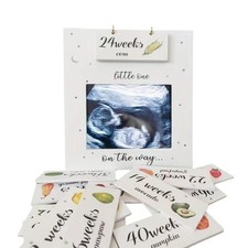 Sonogram Picture Frame - Weekly Fruit and Vegs Pregnancy Milestone,6947