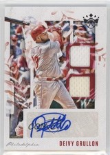 2020 Panini Diamond Kings DK Material Signatures Deivy Grullon Auto 10k8