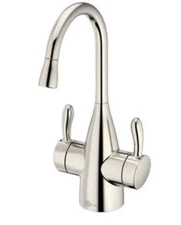 InSinkErator Traditional FHC2010PN Hot Cold Water Filter Dispenser Faucet Nickel