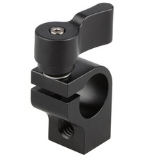 15mm Single Rod Clamp for Camera DSLR Rail System Black 