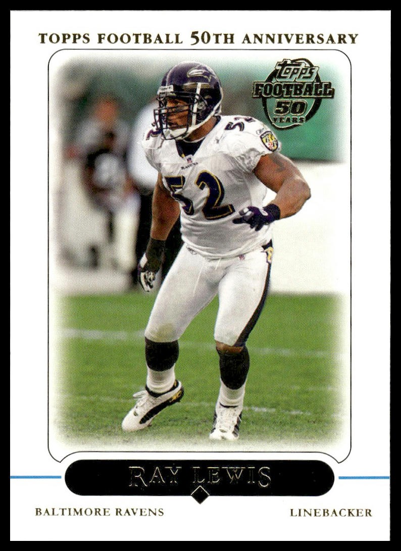 2005 Topps #11 Ray Lewis Baltimore Ravens NM+