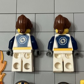 LEGO GEAR DRAGSTER RACING USED LOT 4 MINIFIGURES 60151 cty0749 cty0750 F2 28