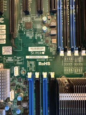 Supermicro X10DRH-CLN4 Intel Dual LGA2011 Motherboard System Board