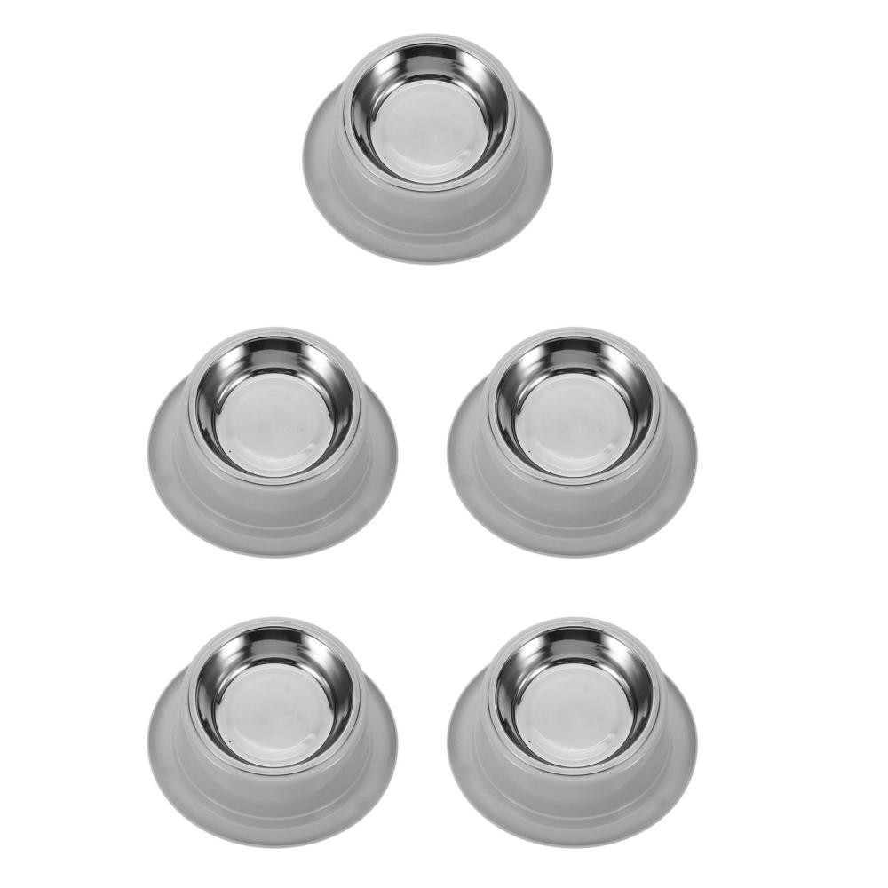 Bowl Pet Puppy Dishes Angled Dog Cat Water Stainless Steel Bowls
