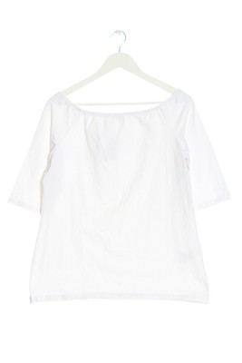 EVEN&ODD U-Boot-Shirt Damen Shirt Gr. DE 48 weiß Casual-Look