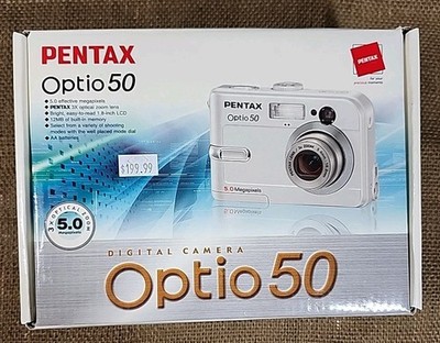 PENTAX Optio 50 5.0 MP Digital Camera Unused