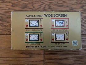 NINTENDO GAME & And Watch Mickey Mouse w/ BOX & Manual Booklet 1981 JAPAN