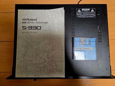 Roland S-330 Digital Sampler Rackmount Unit With Manual System Disks Japan JP
