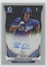 2014 Bowman Chrome Prospect Auto Brandon Dixon #BCAP-BD Auto 9su