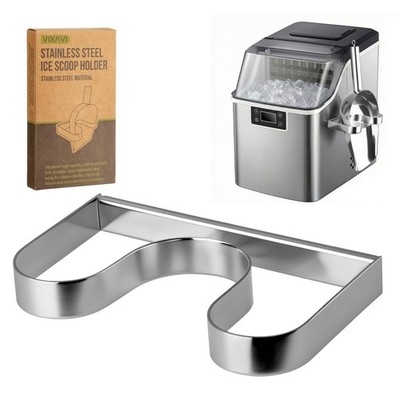 Stainless Steel Magnetic Ice Scoop Holder for Ice Maker - Stainless Steel Rac...