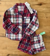Gap Girls Flannel Pj Set shorts Size 6
