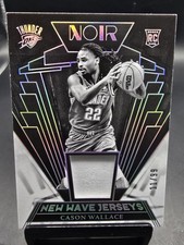 2023-24 Panini Noir New Wave Jerseys /99 Cason Wallace #NWJ-CAS Rookie RC 