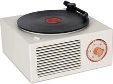 Vinyl Record Player Portable Bluetooth Speaker Wireless Mini Stereo Portable