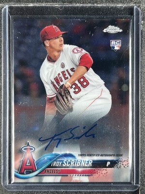 Scribner, Troy - 2018 Topps Chrome - Autograph - INV10
