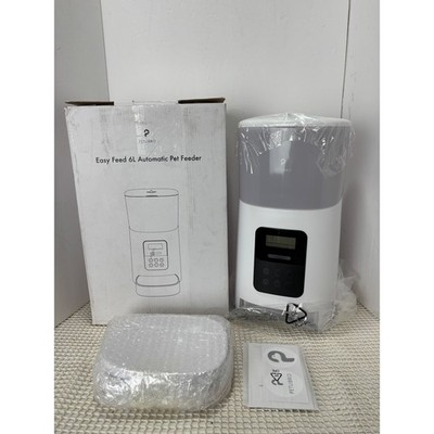 PETLIBRO Easy Feed 6L Automatic Pet Feeder White Transparent Opened bag NEW