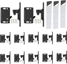 Drawer Latches and Catches, 12 Pack Cabinet Door Latches and Catches-12