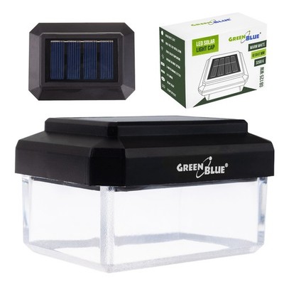 LED Solarlampe Gartenlampe Terrassenlampe Pfostenleuchte 60x40mm