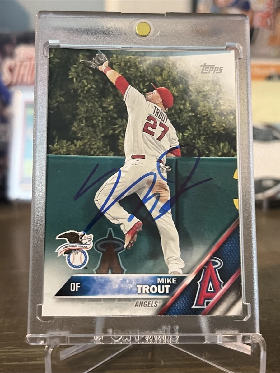 Topps Mike Trout 2016 Season Baseball Sports Trading Cards