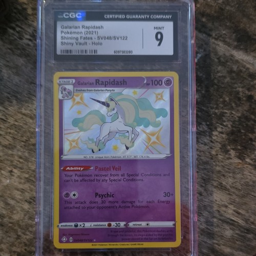 Galarian Rapidash graded CGC 9 for sale on eBay