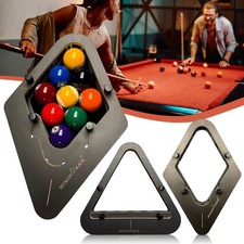 Heavy Duty Solid Wood Billiard 8-Ball/9-Ball Pro TriangleDiamond Pool Ball Racks