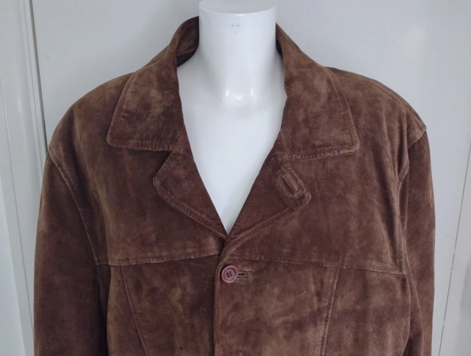 Avanti Brown Suede Jacket Men's - Image 3 of 4